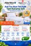 Anti-Allergic, Anti-Mite Single Bed Duvet and Pillowcase Set 100X200X25Cm with Lifetime Warranty