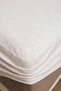 Liquid-Proof Fitted Base Honeycomb Patterned Mattress Pad |   Breathable Microfiber Mattress Protector Mattress Cover White |   Single - Double - 3