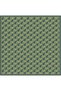 Green Geometric Pattern 100% Twill Silk Scarf 4406-56 - 3