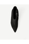 Suede Pointed Toe Mid-Heel Boots - 7
