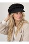 Women's Plush Soft Textured Cap - Angora with Fleece Inside - 5