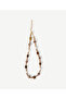 Natural Stone and Lava Stone Row Necklace
