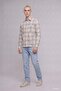 Boxy Fit Plaid Lumberjack Long Sleeve Double Pocket Shirt H9806Ax26Wn