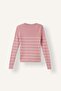 Crew Neck Striped Ribbed Sweater Girls H6401A826Au - 7