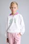 Relax Fit Contrast Polo Collar Printed Sweatshirt for Girls I3837A826Au