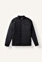 Water-Repellent Slim Fit Close-Cut Mock Neck Zippered Inner-Pocket Faux Leather Jacket Coat X4014AZ23WN - 7