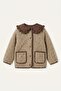 Ruffle Collar Plush Coat for Baby Girl H3551A526Au - 7