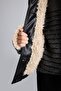 Polo Collar Plush Lining Faux Leather Coat Girls G9351A826Au - 7