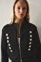 Regular Fit Half-Zip Napoleon Cardigan I4225Ax26Au