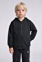 Hooded Zippered Thick Sweatshirt Fabric Basic Sweatshirt Cardigan Baby Boy I4196A526Wn - 2
