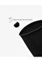 Men's Premium Roll Top Elasticless Seamless Bamboo Socks Black - 2