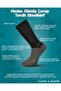 Unisex Premium Silver Diabetes Bamboo Socks Black - 3