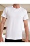 Men's Crew Neck Undershirt White - 3