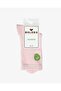 Women's Premium Seamless Bamboo Socks Shawl Pattern Pink