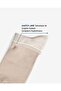 Women's Seamless Bamboo Booties Socks Beige - 2