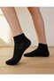 Women's Seamless Dry Fit Short Sports Socks Black - 3