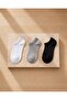Unisex Invisible Cotton Socks 3-Pack Assortment