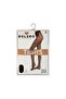 Women's 20 Den Leopard Printed Pantyhose Black - 2