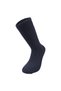 Men's Wool Towel Lambswool Socks Navy Blue - 3