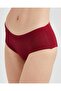 Women's bamboo 2-pack hipster panties burgundy white - 3
