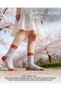 Women's Japanese Korean Style Transparent Socks Blue Striped