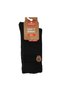 Men's Wool Towel Winter Socks Black - 2