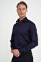 Slim Fit 100% Cotton Non Iron Fabric Navy Blue Shirt Gk 734 - 4