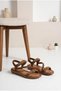 Knitted Detail Women's Sandals - 2