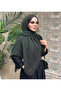 Poloist Bürümcük Shawl Dark Green-Smoked - 3