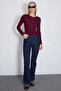 Half Snap Slim Fit Blouse - 2