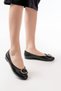 Zri̇n-325 Black Buckle-Decorated Casual Women's Flat Shoes - 6