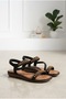 Knitted Detail Women's Sandals - 2