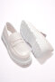 Zrk-x11 premium thick sole laceless white men's loafer - 4