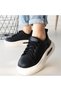 Chris Premium Black Lace-Up Air Sole Sports Shoes - 6