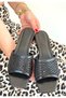 Ortu Black Daily Comfortable Embroidered Slippers - 5