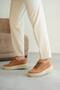 Zrk-x516 premium high quality thick sole tan suede daily men's sneaker - 4