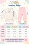 Baby Girl Set with Floral Appliques and Bow Detail, 2-Piece Top and Bottom Set, Seasonal, 6 9 12 18 24 Months - 3