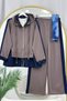 Design Collar Detailed Double Suit Set - 8