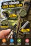 1Pc Steel Rope Retractable Keychain with Carabiner Hook 68cm Cable Black Bag Belt Hanger - 5