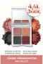 Palette Hekate Eyeshadow Palette – 4-Piece Rose & Burgundy Shades, Matte & Shimmer, High Pigment