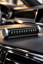 Black Metal Look Car Phone Number Plate, Dial-Up Parking Number Plate Adhesive - 5