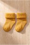 Baby 4-Piece Towel Socks Orange Mix - 4