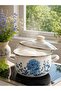 Star Flower Enamel Pot 3 Liters 20 cm Diameter Milk Yogurt Food Soup Pot