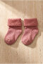 Baby Girl 4-Piece Towel Socks Pink Mix - 2