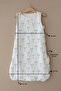 4 Layer Muslin 1.2 Tog Baby Sleeping Bag (0-18 Months) - Blue Dainty Bow - 6