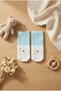 Bear Patterned Baby Socket Socks Blue - 3