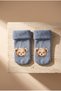 Pack of 3 Animal Patterned Towel Baby Socks - 2
