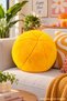 Ball-Shaped Plush Round Pillow - Decorative Throw Pillow for Sofa and Bedroom - 2