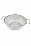 Stainless Steel Pasta Strainer 24 cm |   Double Handle Metal Vegetable and Fruit Washing and Straining Colander - 4