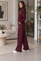 Women's Embroidered Sweatshirt and Wide-Leg Pants Two-Piece Set - 2